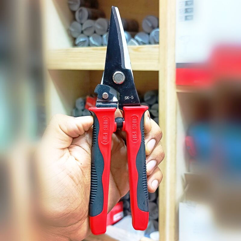 مقص صاج يدوي 12بوصة عِدِل بسوستة متعدد الأغراض من JING-PIN