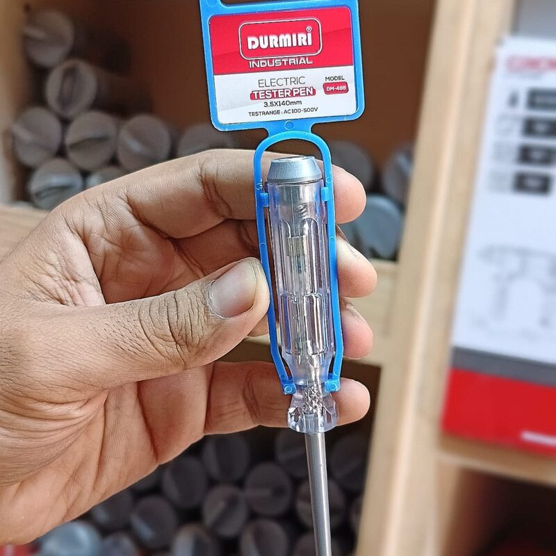 مفك تيست قلم طويل 3.5×140مم أبيض شفاف موديل DM-488 من دورميري