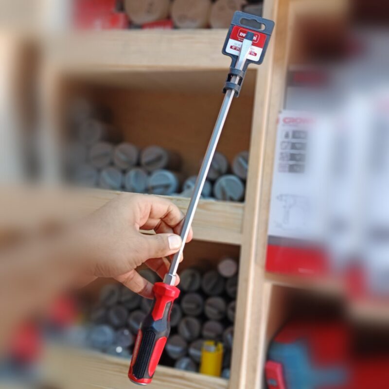 مفك عاده صلب طويل مقاس 8×300مم سوبر موديل DM-1405 من دورميري